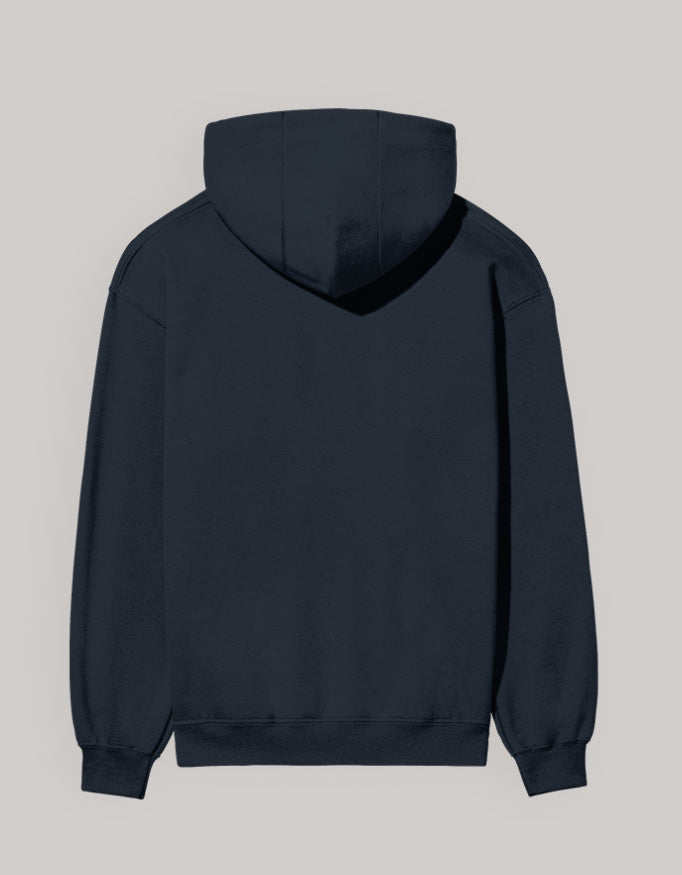 Blessed Hoodie – Minimal Lifestyle Edition hoodie regular fit cotton fabric heavyweight fabric printed design detail view by HAViT Apparel
