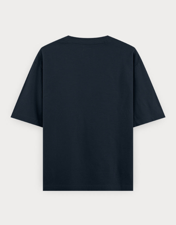 Unisex Oversized Classic T-Shirt oversized fit cotton fabric heavyweight fabric detail view by HAViT Apparel