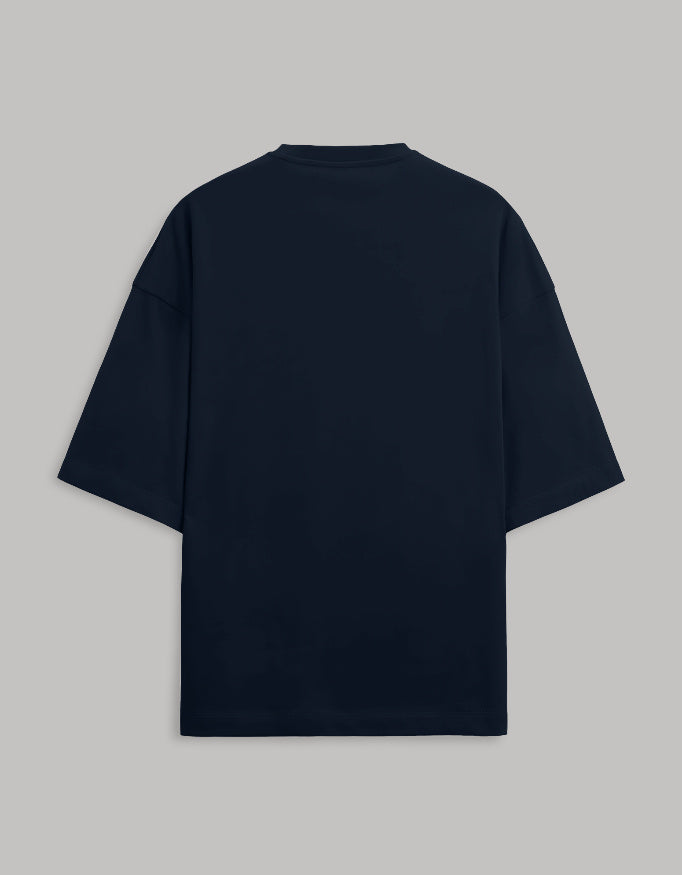 Terry Oversized Tee oversized fit cotton fabric heavyweight fabric detail view by HAViT Apparel