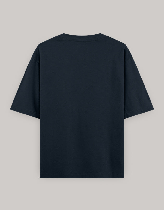 Golden Soul Oversized Women’s T-Shirt t-shirt oversized fit cotton fabric heavyweight fabric printed design detail view by HAViT Apparel