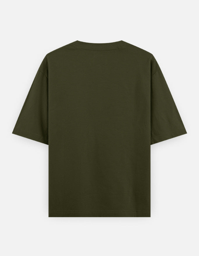 Anime Oversized Classic T-Shirt t-shirt oversized fit cotton fabric heavyweight fabric detail view by HAViT Apparel