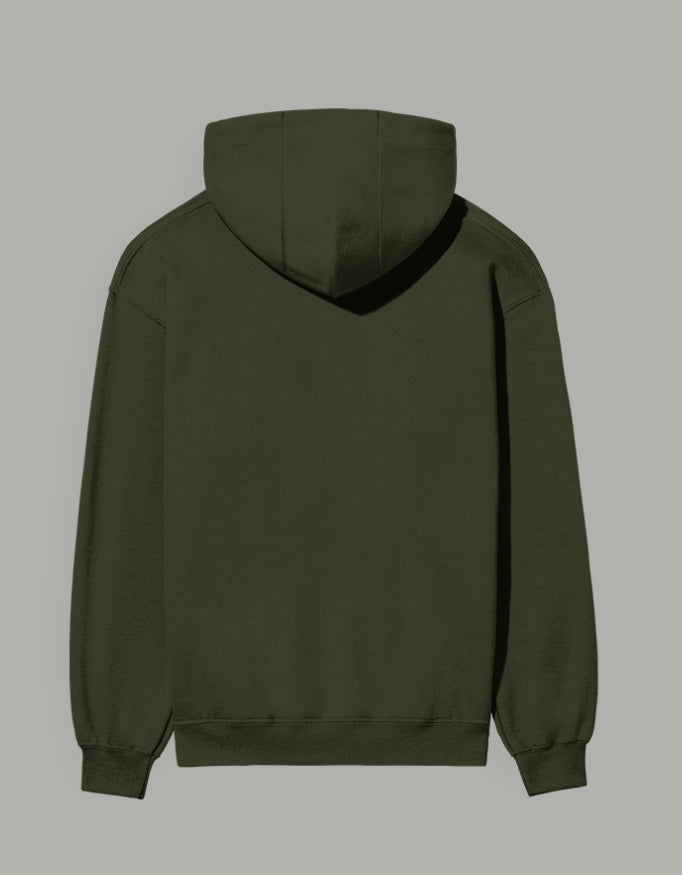 Unisex Dark Hoodie regular fit cotton fabric heavyweight fabric detail view by HAViT Apparel