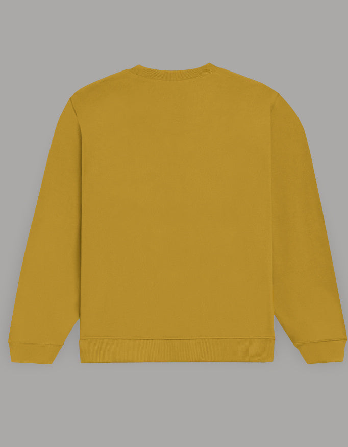 Be Grateful Sweatshirt sweatshirt regular fit cotton fabric heavyweight fabric printed design detail view by HAViT Apparel