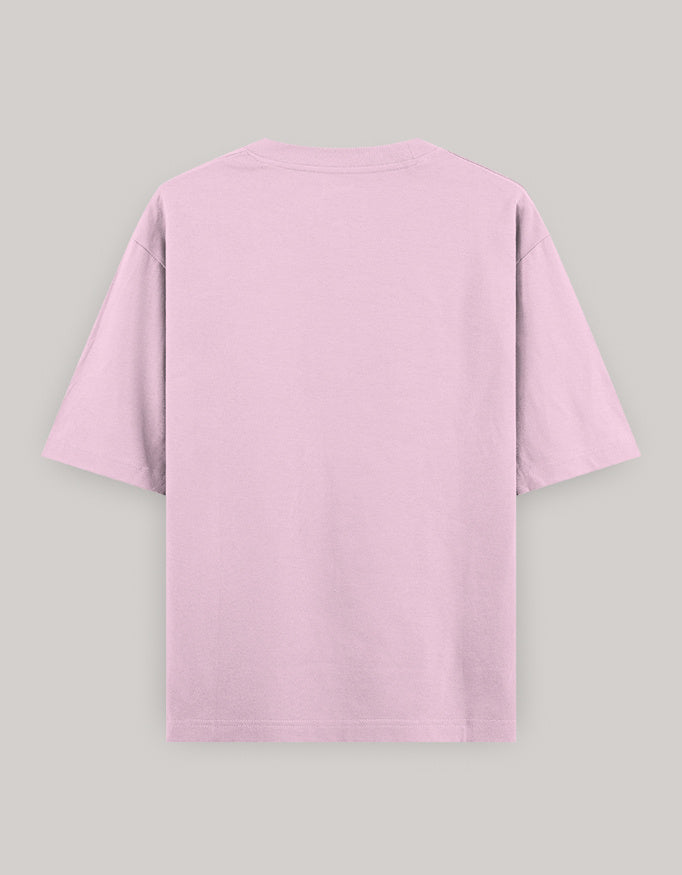 Sweet Sting Embroidered Oversized Women’s Tee t-shirt oversized fit cotton fabric heavyweight fabric embroidered design detail view by HAViT Apparel