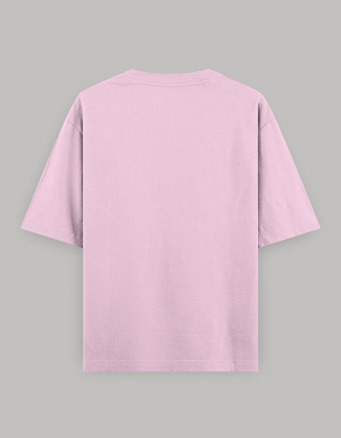 Mindful Living Oversized Cotton T-Shirt t-shirt oversized fit cotton fabric heavyweight fabric printed design detail view by HAViT Apparel