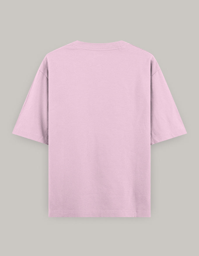 Soft Bloom Embroidered Women’s Tee t-shirt oversized fit cotton fabric heavyweight fabric embroidered design detail view by HAViT Apparel