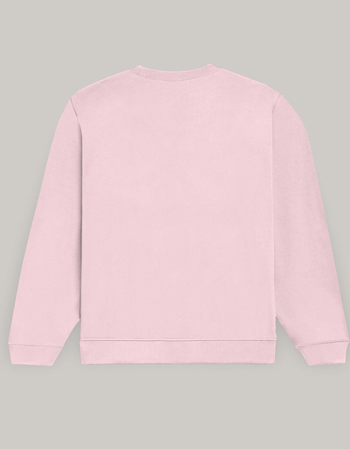 Men’s Regular Fit Sweatshirt – Perspective Text Dark Edition sweatshirt regular fit cotton fabric heavyweight fabric printed design detail view by HAViT Apparel