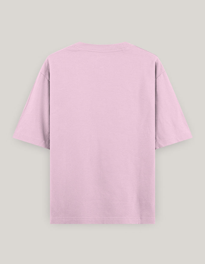 Little Joy Elephant Oversized Cotton Tee t-shirt oversized fit cotton fabric heavyweight fabric embroidered design detail view by HAViT Apparel