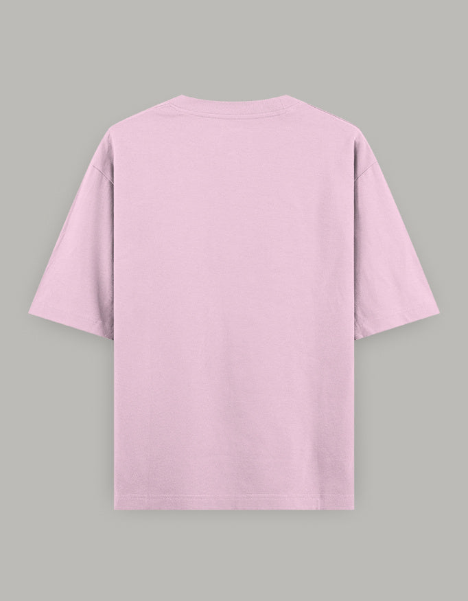 Pure Heart Embroidered Oversized Tee t-shirt oversized fit cotton fabric heavyweight fabric embroidered design detail view by HAViT Apparel