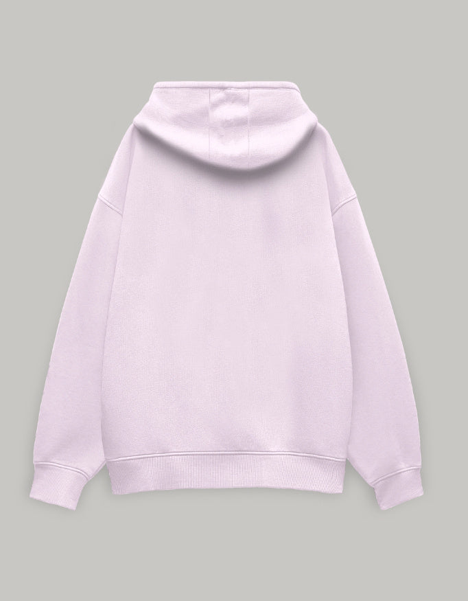 Love Pulse Oversized Hoodie hoodie oversized fit cotton fabric heavyweight fabric graphic print detail view by HAViT Apparel