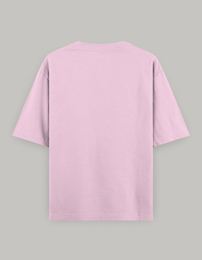 Floral Heart Statement Oversized T-Shirt t-shirt oversized fit cotton fabric heavyweight fabric embroidered design detail view by HAViT Apparel