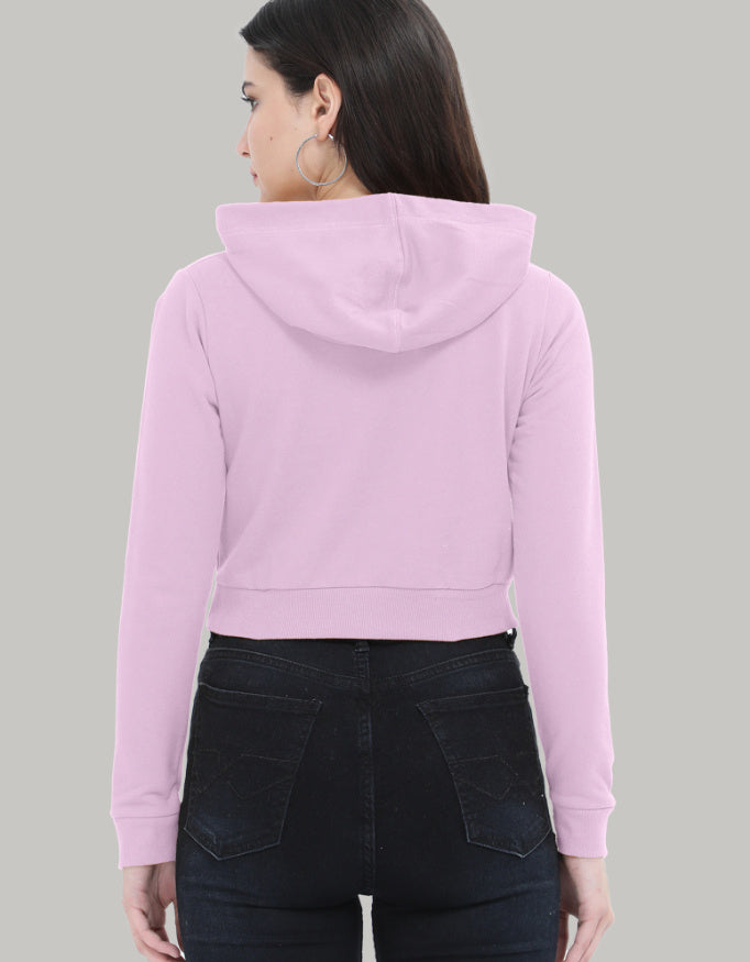 Chosen Cropped Hoodie – Bold Graphic Print hoodie cotton fabric heavyweight fabric graphic print printed design detail view by HAViT Apparel
