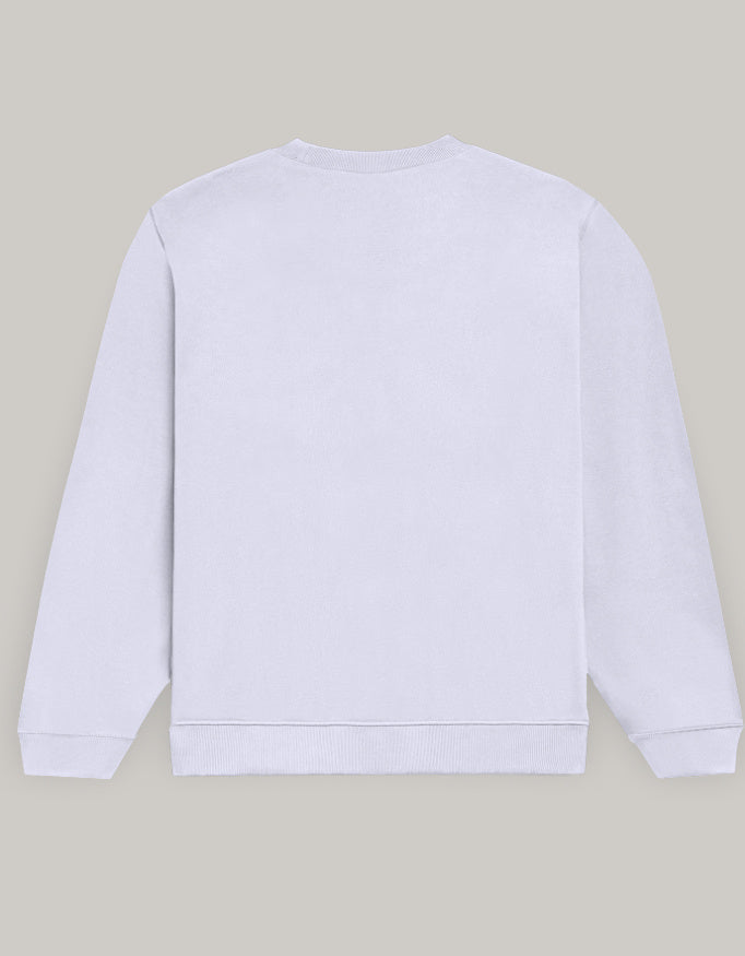 Purpose Driven Sweatshirt sweatshirt regular fit cotton fabric heavyweight fabric printed design detail view by HAViT Apparel