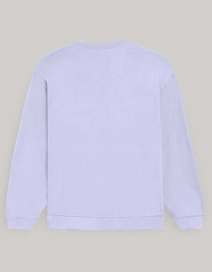 Aesthetic Women's Oversized Sweatshirt – Signature me Edition sweatshirt oversized fit cotton fabric heavyweight fabric graphic print printed design detail view by HAViT Apparel