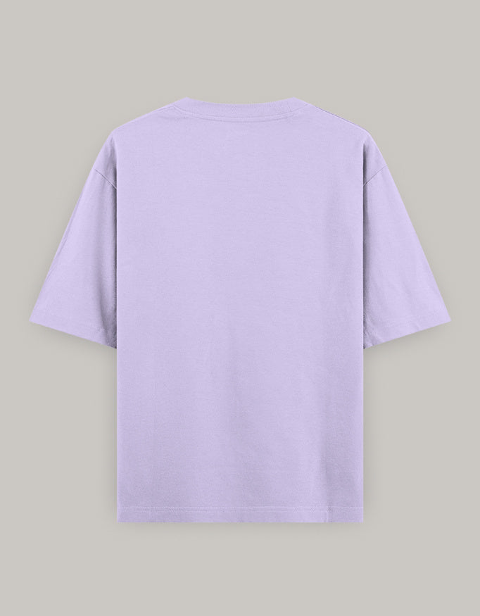Soft Bloom Embroidered Women’s Tee t-shirt oversized fit cotton fabric heavyweight fabric embroidered design detail view by HAViT Apparel