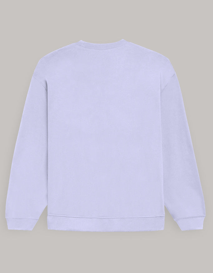 Fearless Graphic Oversized Sweatshirt for Women sweatshirt oversized fit cotton fabric heavyweight fabric printed design detail view by HAViT Apparel