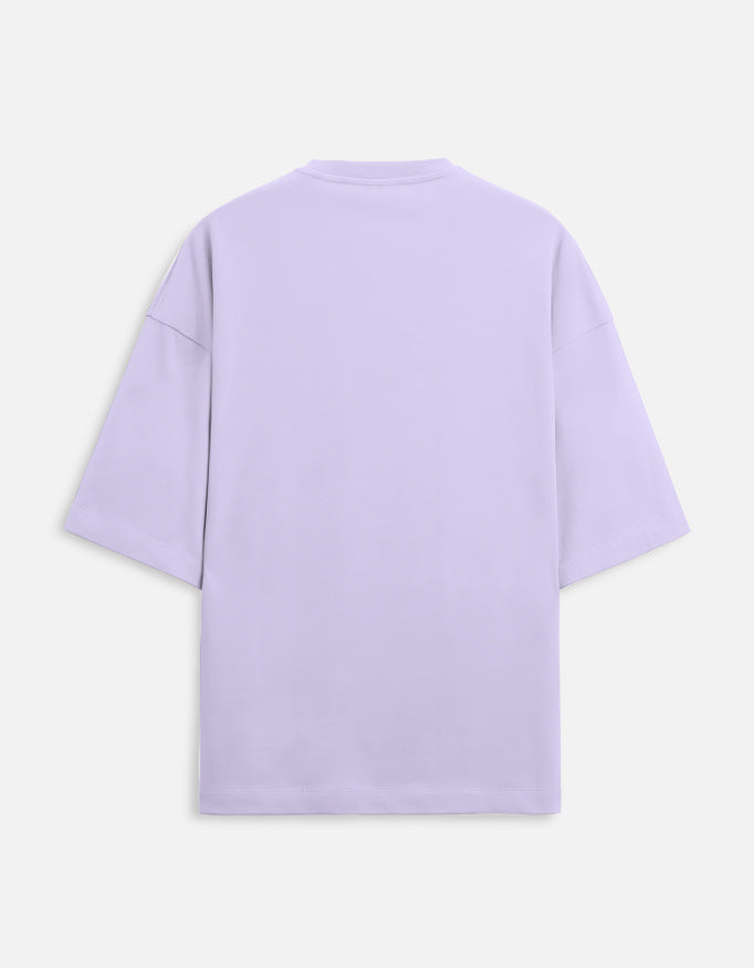 Neon Velocity Oversized Terry Tshirt oversized fit cotton fabric heavyweight fabric graphic print printed design detail view by HAViT Apparel