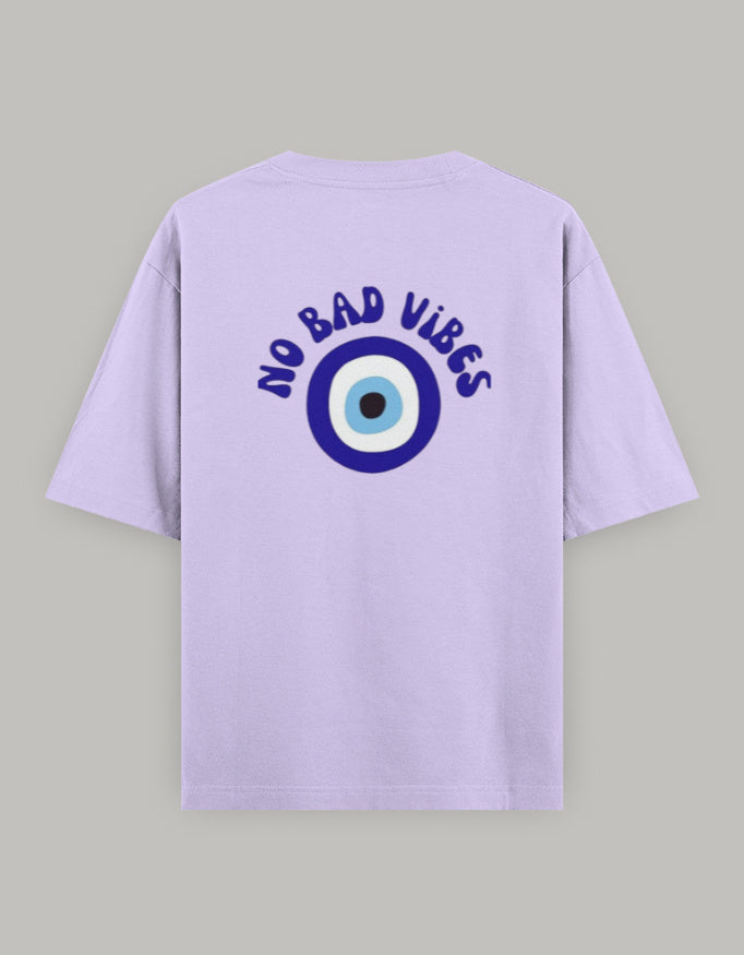 Protected Energy Oversized Women’s T-Shirt t-shirt oversized fit cotton fabric heavyweight fabric printed design detail view by HAViT Apparel