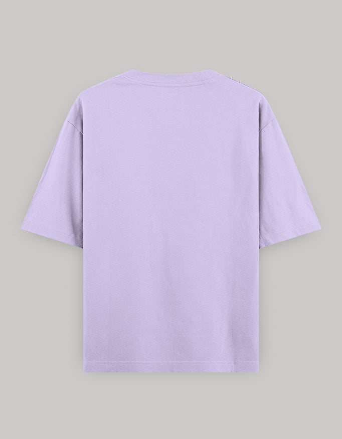 Untamed Soul Oversized Cotton T-Shirt t-shirt oversized fit cotton fabric heavyweight fabric printed design detail view by HAViT Apparel