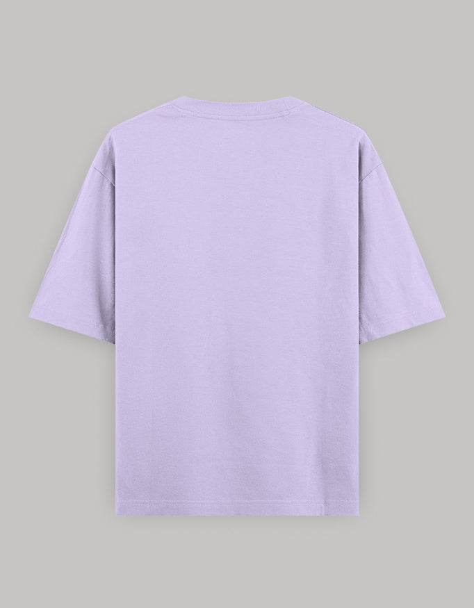 Optimist Core Oversized Tee t-shirt oversized fit cotton fabric heavyweight fabric printed design detail view by HAViT Apparel