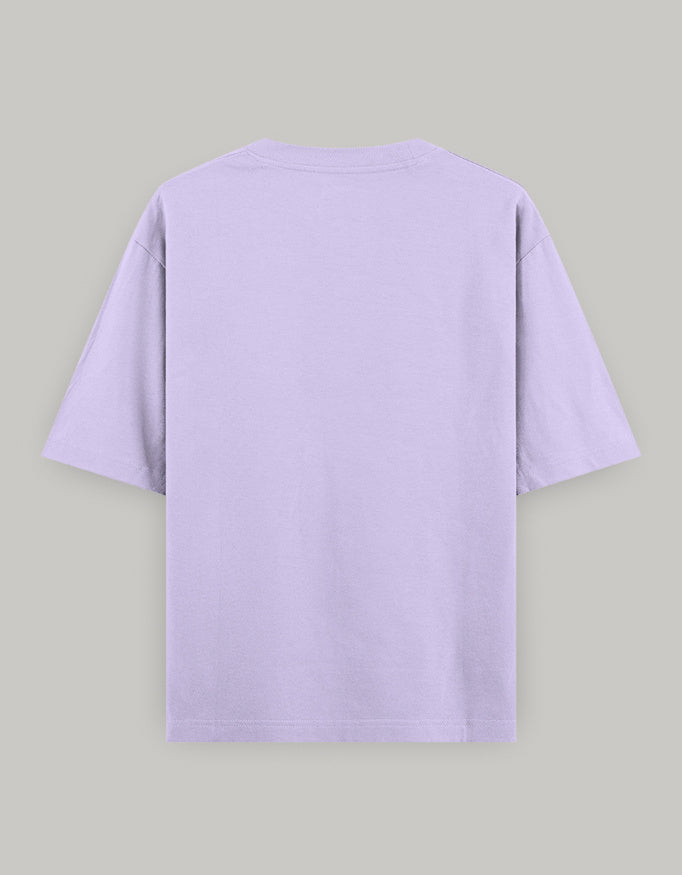 Nature Balance Oversized Women’s T-Shirt t-shirt oversized fit cotton fabric heavyweight fabric printed design detail view by HAViT Apparel