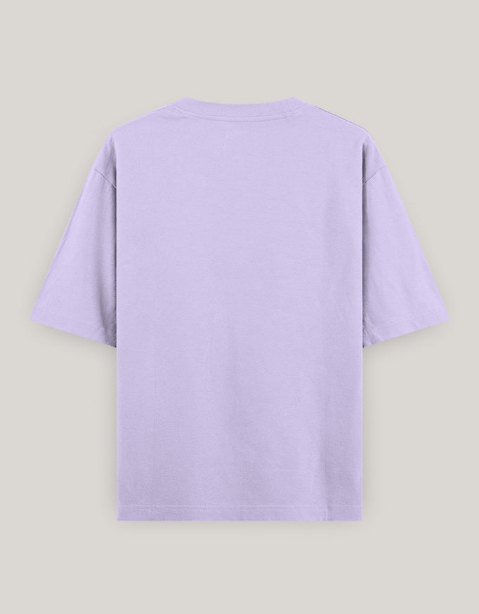Little Joy Elephant Oversized Cotton Tee t-shirt oversized fit cotton fabric heavyweight fabric embroidered design detail view by HAViT Apparel