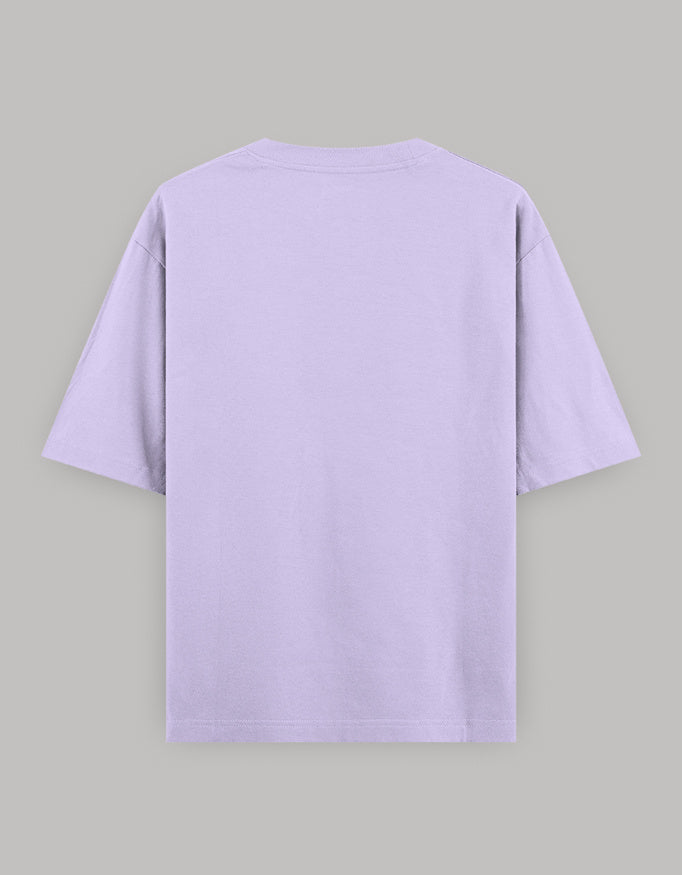 Mindful Living Oversized Cotton T-Shirt t-shirt oversized fit cotton fabric heavyweight fabric printed design detail view by HAViT Apparel