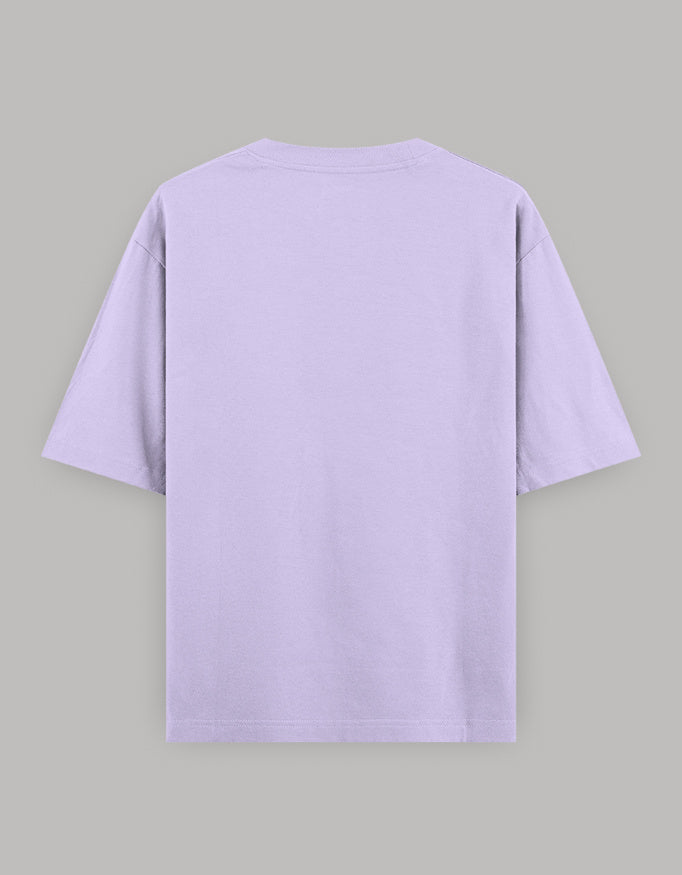 Beautifully Different Statement Oversized Tee t-shirt oversized fit cotton fabric heavyweight fabric printed design detail view by HAViT Apparel