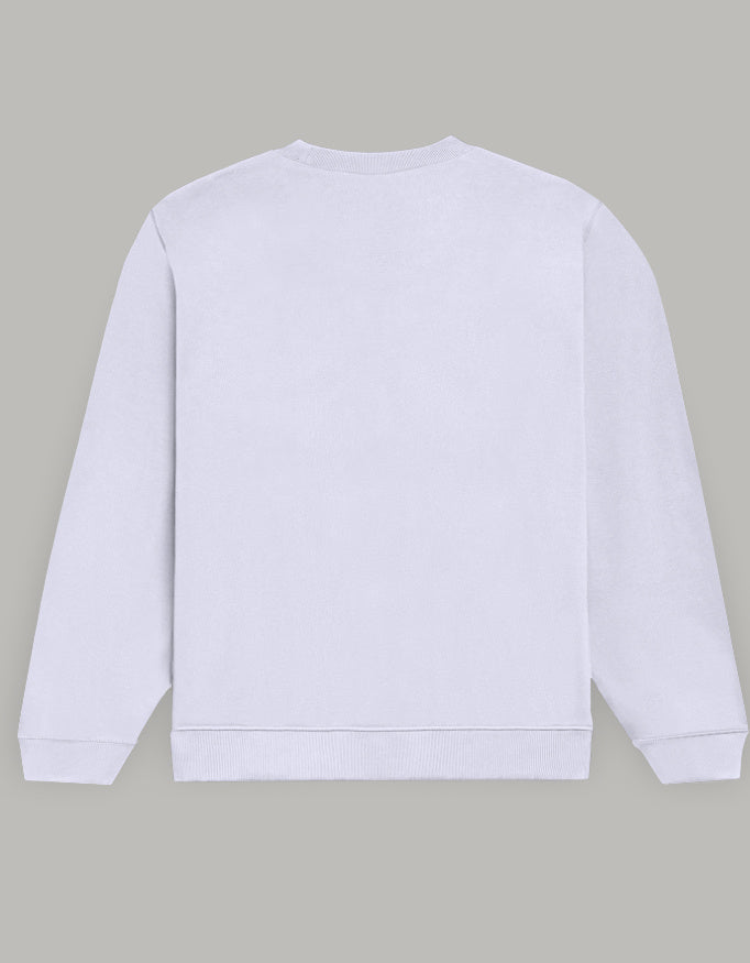 Take Deep Breaths Women Sweatshirt – Calm & Minimal Edition sweatshirt regular fit cotton fabric heavyweight fabric printed design detail view by HAViT Apparel