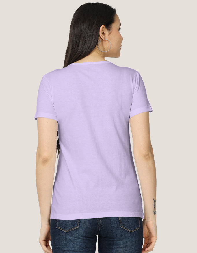 Women's Classic T-Shirt regular fit cotton fabric heavyweight fabric detail view by HAViT Apparel