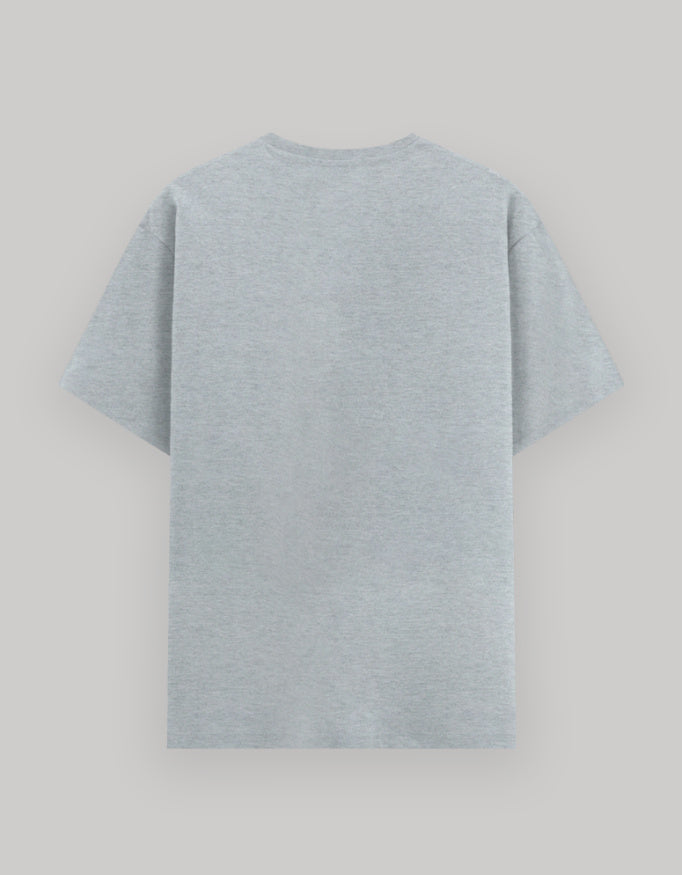 Never Give Up Basic Tee cotton fabric detail view by HAViT Apparel