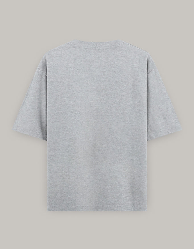 Work It Out Classic Oversized Fit t-shirt oversized fit detail view by HAViT Apparel