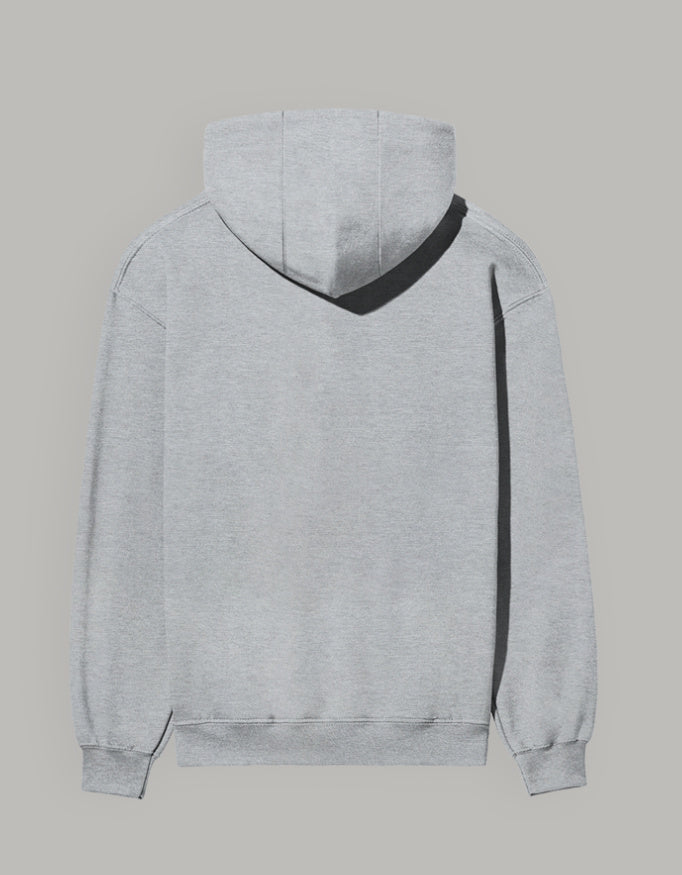 Blessed Hoodie – Minimal Lifestyle Edition hoodie regular fit cotton fabric heavyweight fabric printed design detail view by HAViT Apparel
