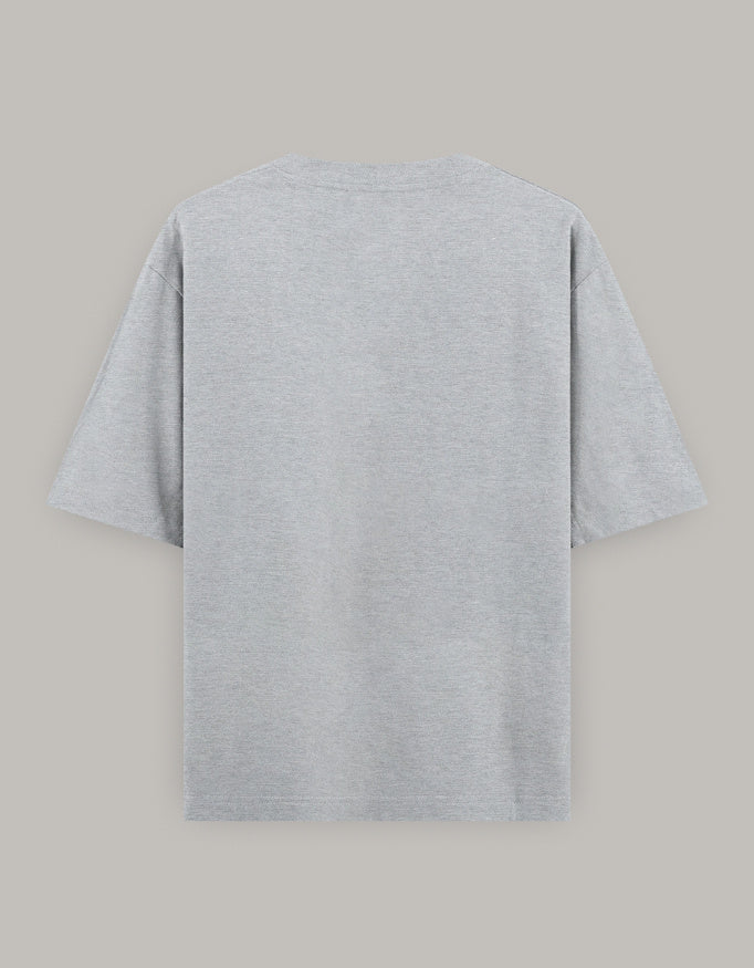 Girl Power Oversized Workout Tee t-shirt oversized fit detail view by HAViT Apparel