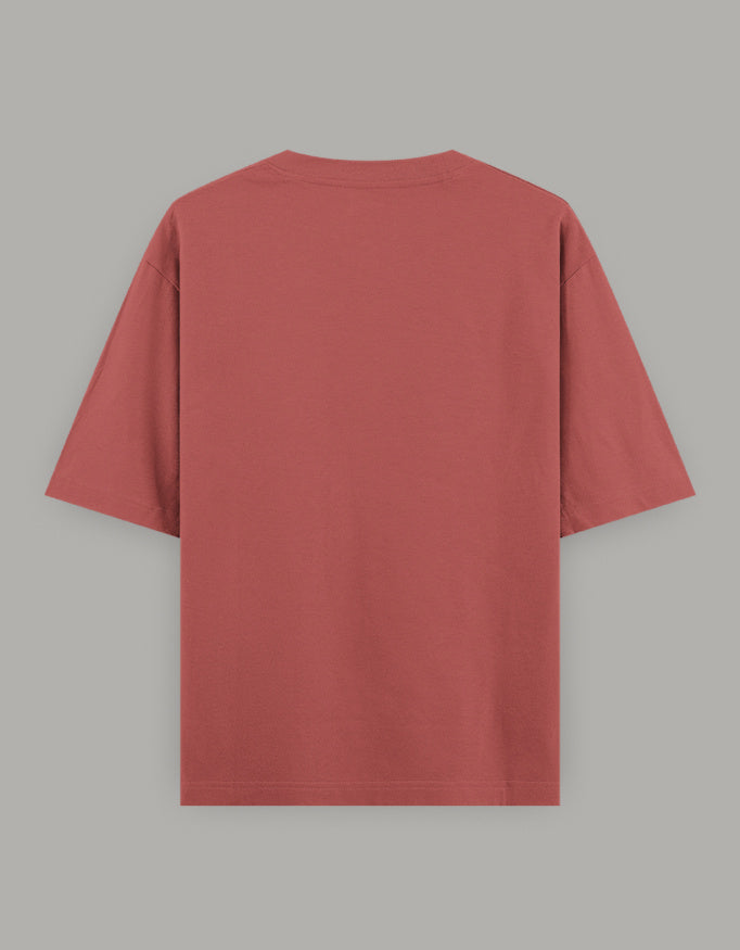 Silent Grind Oversized Tee t-shirt oversized fit graphic print detail view by HAViT Apparel