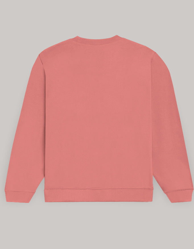 Happy Me Sweatshirt sweatshirt regular fit cotton fabric heavyweight fabric printed design detail view by HAViT Apparel
