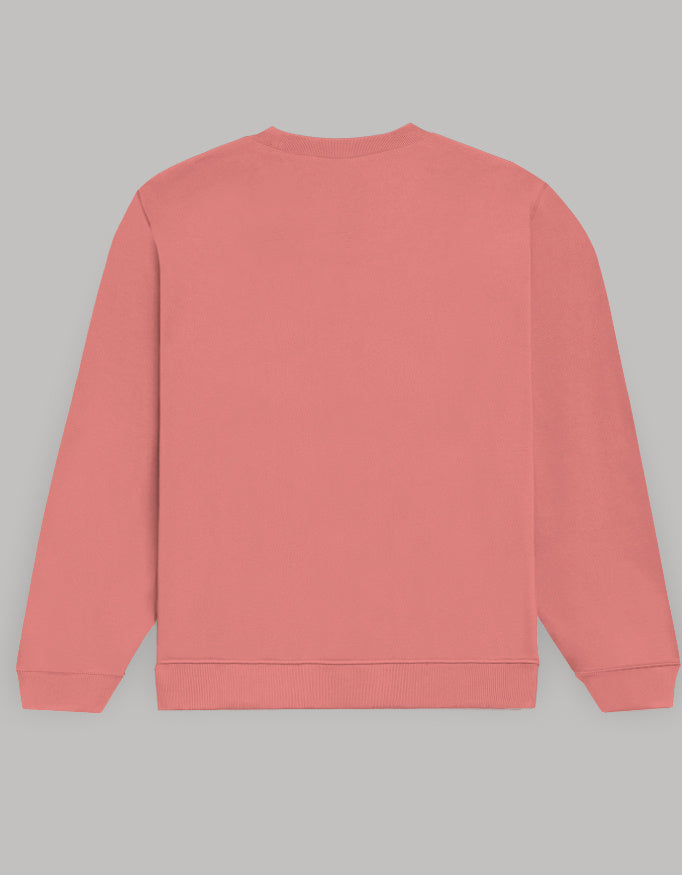Take Deep Breaths Women Sweatshirt – Calm & Minimal Edition sweatshirt regular fit cotton fabric heavyweight fabric printed design detail view by HAViT Apparel