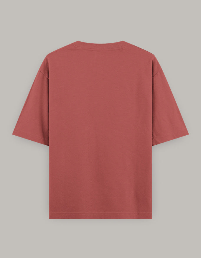 Muscle Hustle Oversize Tee oversized fit printed design detail view by HAViT Apparel