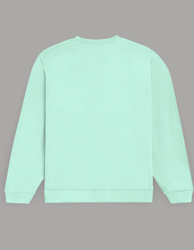Be Grateful Sweatshirt sweatshirt regular fit cotton fabric heavyweight fabric printed design detail view by HAViT Apparel