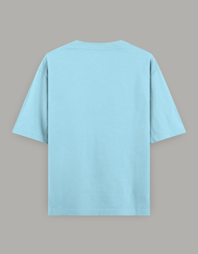 Silent Grind Oversized Tee t-shirt oversized fit graphic print detail view by HAViT Apparel