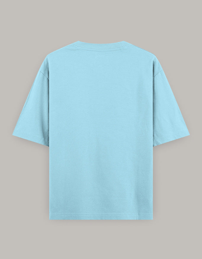 Muscle Hustle Oversize Tee oversized fit printed design detail view by HAViT Apparel