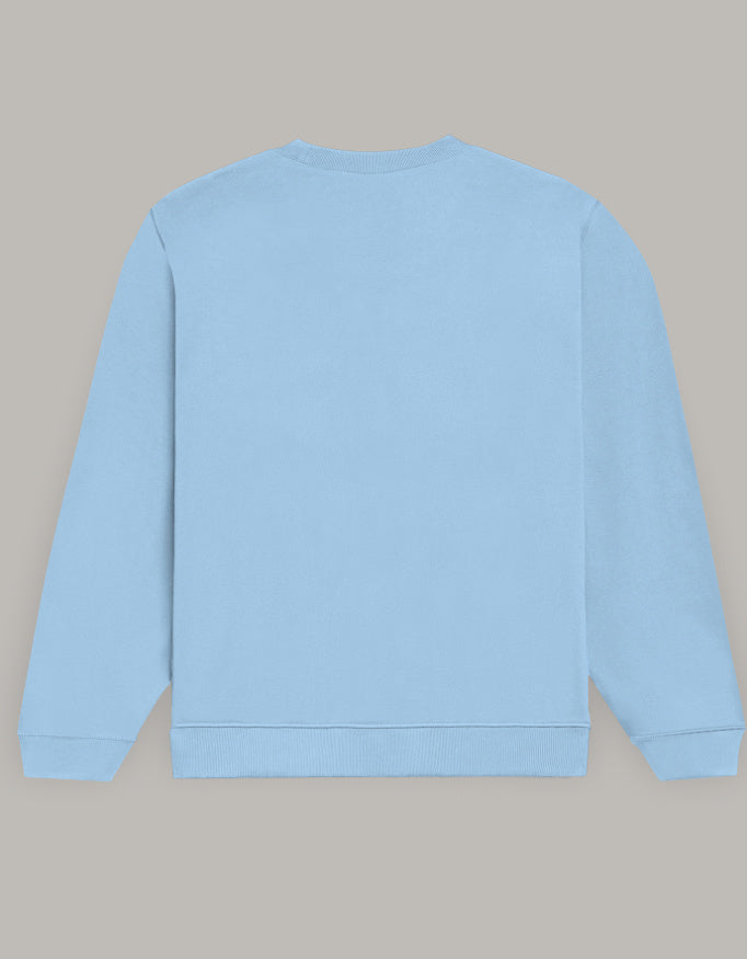 Dream Wakeup Sweatshirt – Minimal Motivation Edition sweatshirt regular fit cotton fabric heavyweight fabric printed design detail view by HAViT Apparel