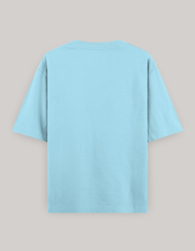 Sweet Sting Embroidered Oversized Women’s Tee t-shirt oversized fit cotton fabric heavyweight fabric embroidered design detail view by HAViT Apparel