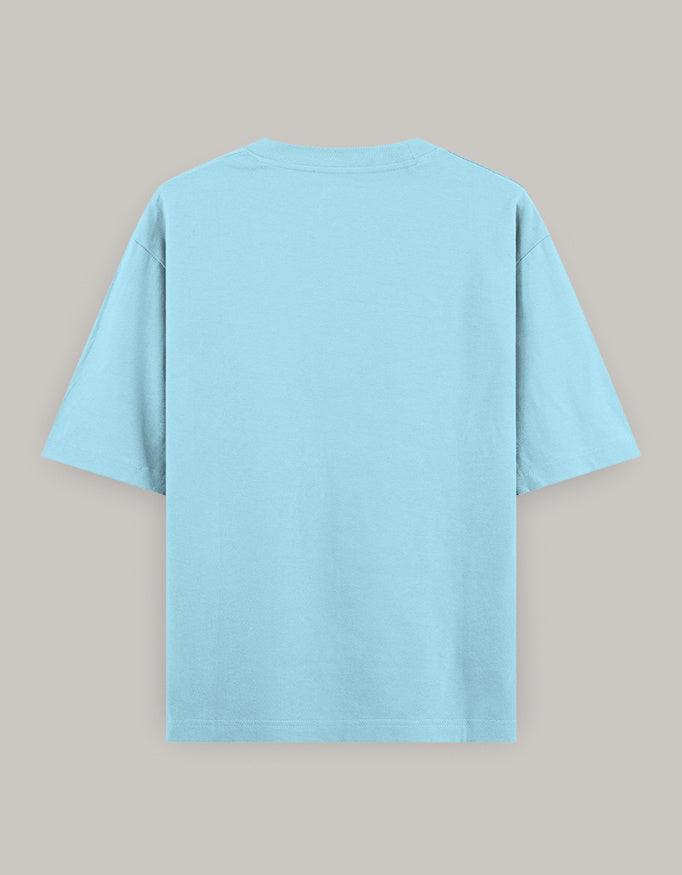 Soft Bloom Embroidered Women’s Tee t-shirt oversized fit cotton fabric heavyweight fabric embroidered design detail view by HAViT Apparel