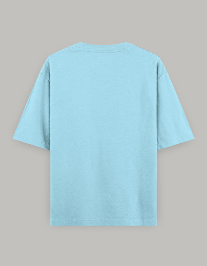 Soft Statement Oversized Women’s T-Shirt t-shirt oversized fit cotton fabric heavyweight fabric graphic print printed design detail view by HAViT Apparel