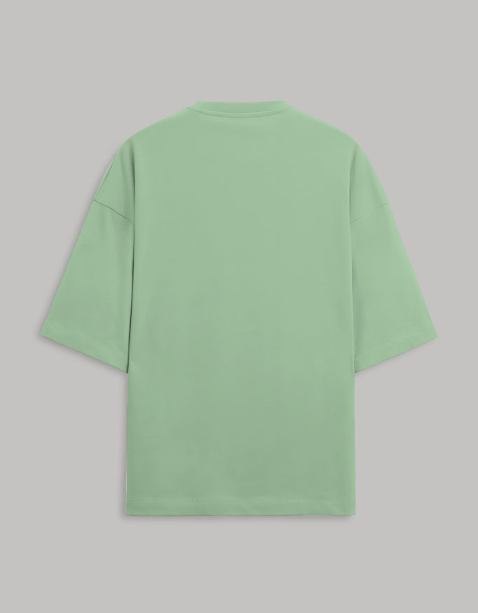 Terry Oversized Tee oversized fit cotton fabric heavyweight fabric detail view by HAViT Apparel