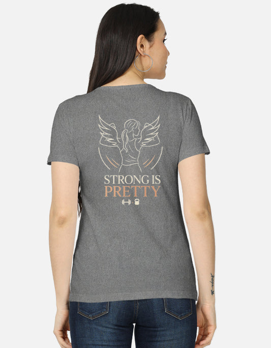 Women's Classic T-Shirt regular fit cotton fabric heavyweight fabric detail view by HAViT Apparel