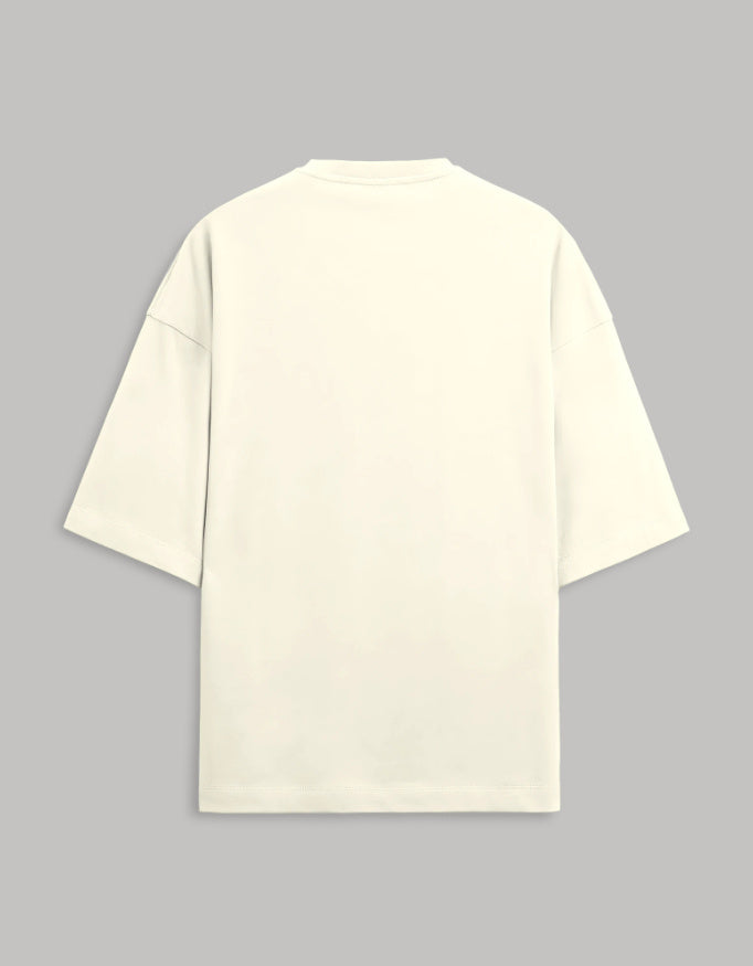 Terry Oversized Tee oversized fit cotton fabric heavyweight fabric detail view by HAViT Apparel