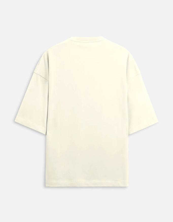 Midnight Muscle Frontline Oversized Terry Tshirt oversized fit cotton fabric heavyweight fabric graphic print printed design detail view by HAViT Apparel