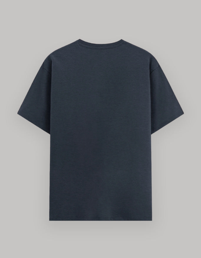 Break The Pattern Basic T-Shirt cotton fabric heavyweight fabric detail view by HAViT Apparel